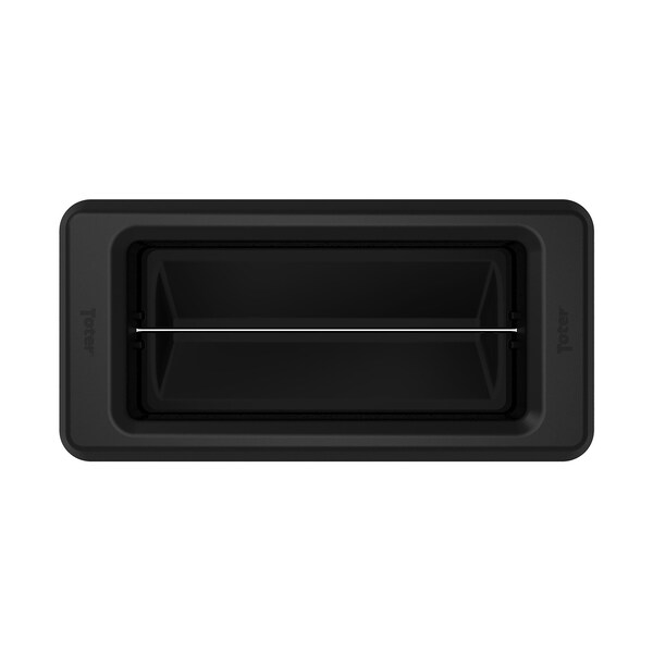 Swing Door Trash Can Lid, Black